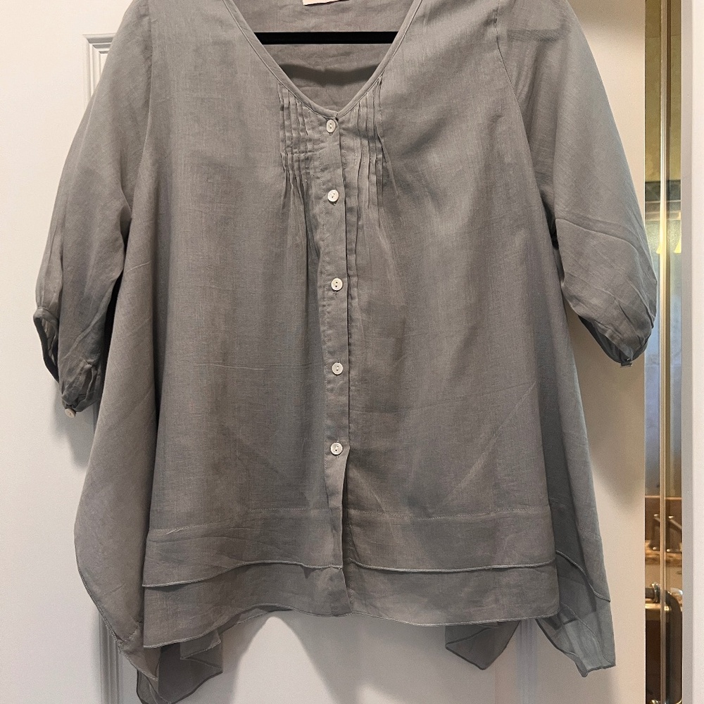 Dolma Tibetan 100% Voila Cotton Blouse - Large